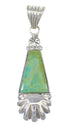 Sterling Silver And Turquoise Southwestern Pendant YX77318